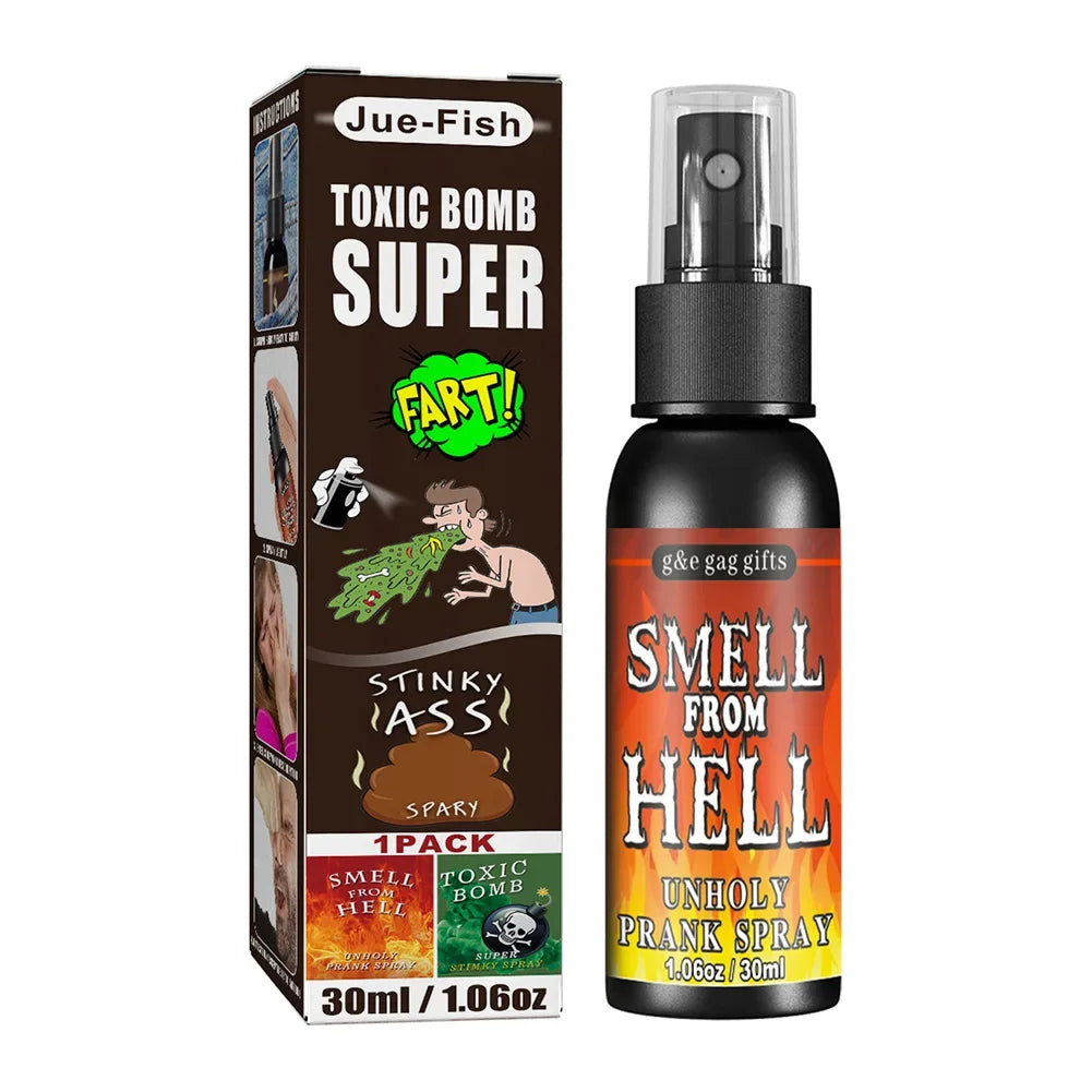Unleash Hilarity This Halloween with the 30Ml Extra Strong Fart Spray - The Ultimate Gag Gift for Pranks and Laughter!
